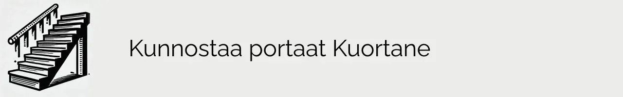 Kunnostaa portaat Kuortane